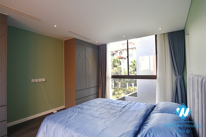 The newest house on the market is carefully prepared by the owner for every detail for rent in Ngoc Thuy Long Bien